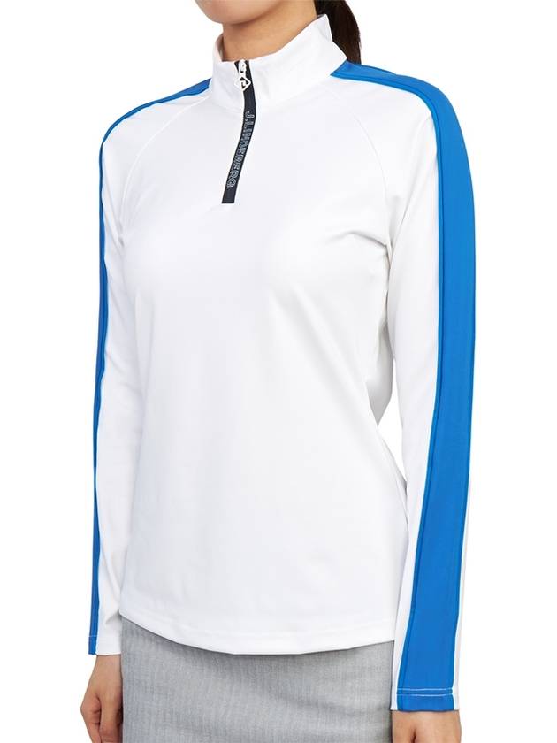 Kora Mid Layer Long Sleeve T-Shirt White - J.LINDEBERG - BALAAN 3