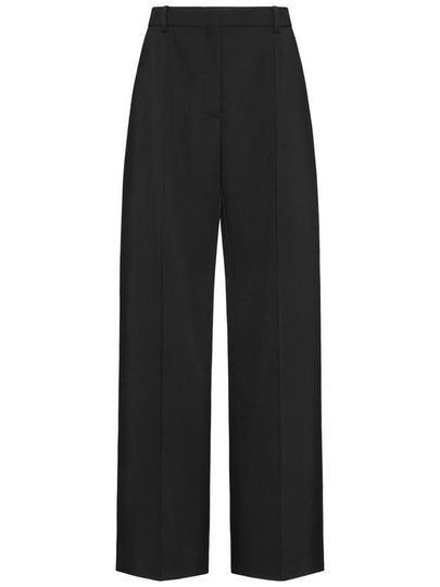 Wool wide pants black - VALENTINO - BALAAN 2