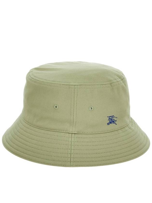 EKD Embroidered Cotton Bucket Hat Beige - BURBERRY - BALAAN 4