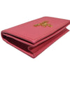 Women s 1MC122 Gold Saffiano Pink Card Case Wallet - PRADA - BALAAN 7