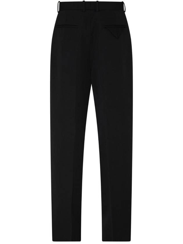 Nepeta Side Zipper Virgin Wool Slacks Black - MAX MARA - BALAAN 2