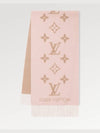 Reykjavik Monogram Cashmere Scarf Beige Rose - LOUIS VUITTON - BALAAN 4