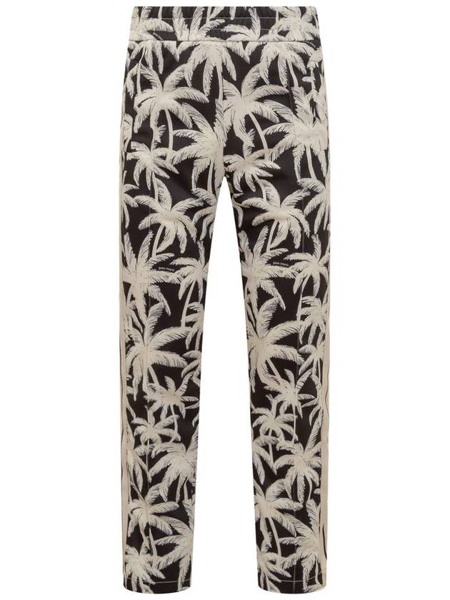 Straight Pants PMCJ020R24FAB00210031003 White Black - PALM ANGELS - BALAAN 2