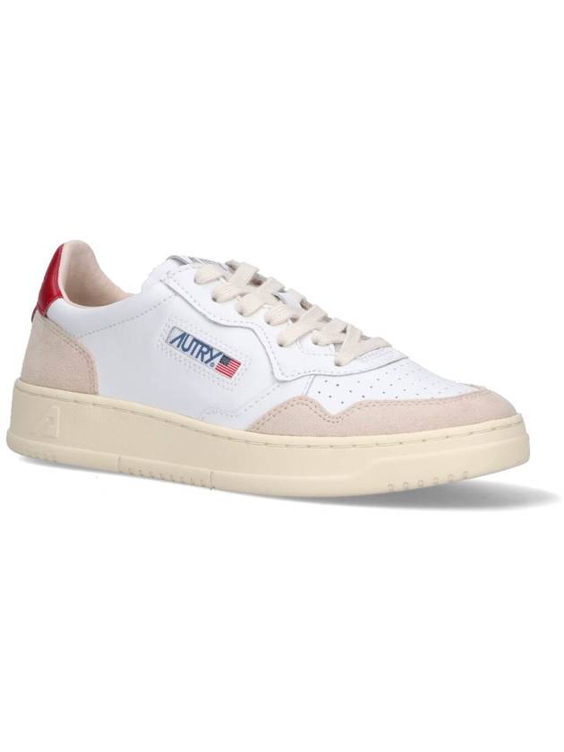 Medalist Low Top Sneakers Red White - AUTRY - BALAAN 3