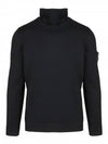 Shadow Project Wool Turtleneck Black - STONE ISLAND - BALAAN 3