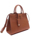 Mini Frances Leather Tote Bag Brown - BURBERRY - BALAAN 4