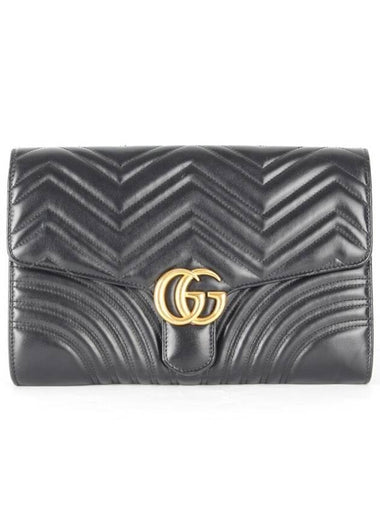 GG mount clutch bag gold plated - GUCCI - BALAAN 1