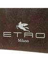 Etro Logo Paisley Clutch Bag Brown - ETRO - BALAAN 8