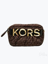 Logo Decorated Cross Bag Brown - MICHAEL KORS - BALAAN 2