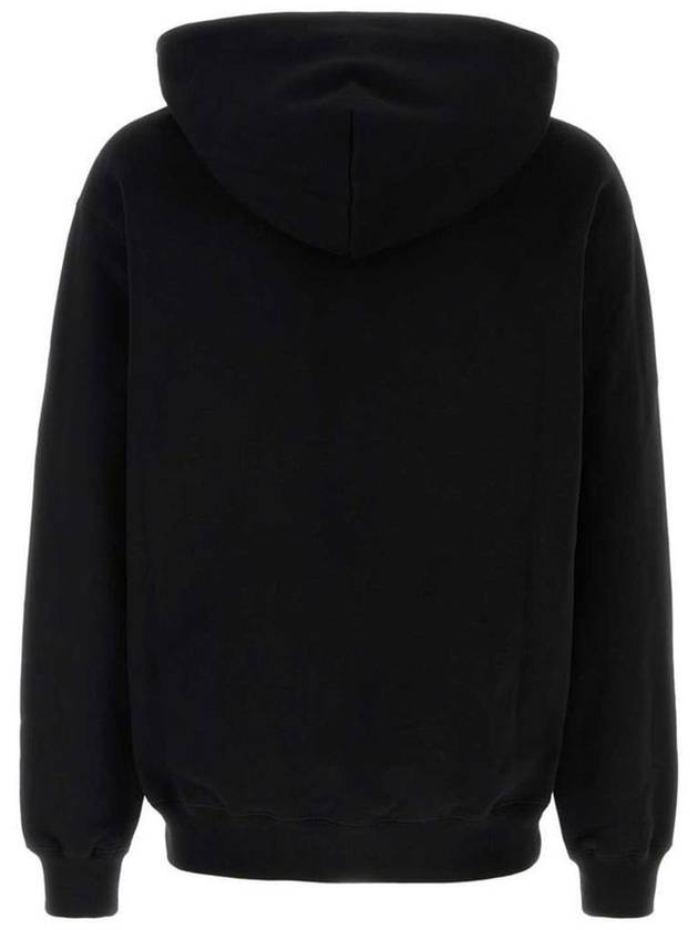 Interlocking G Shadow Print Cotton Jersey Hoodie Black - GUCCI - BALAAN 3