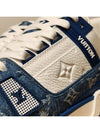 LV Trainer Sneakers Monogram Blue Denim - LOUIS VUITTON - BALAAN 6