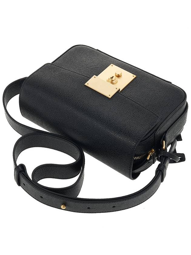 Men's Black Pebble Mr Tom Camera Cross Bag Black - THOM BROWNE - BALAAN.