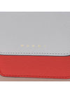 Saffiano Tri-Fold Half Wallet Grey - MARNI - BALAAN 7