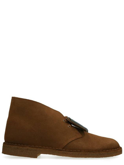 Men's Desert Leather Ankle Boots Suede Cola - CLARKS - BALAAN 2