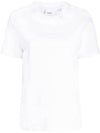 Women's Embroidered Oak Leaf Crest Cotton Short Sleeve T-Shirt White - BURBERRY - BALAAN 1