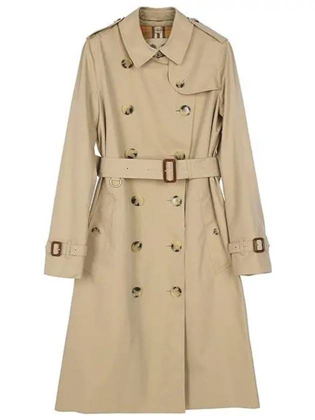 The Long Kensington Heritage Trench Coat Honey - BURBERRY - BALAAN 2