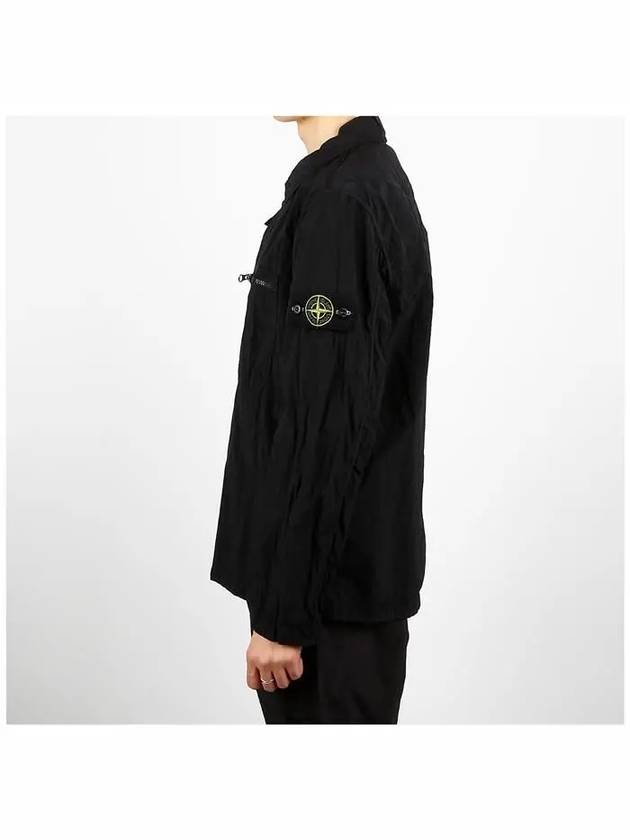 Nylon Metal Econyl Regenerated Zip-Up Jacket Black - STONE ISLAND - BALAAN 4