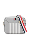 Pebble Grain Diagonal Cross Bag Light Grey - THOM BROWNE - BALAAN 1