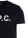 VPC Logo Organic Cotton Short Sleeve T-Shirt Navy - A.P.C. - BALAAN 5