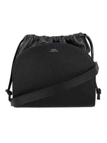 Half Moon Pouch Bag Black - A.P.C. - BALAAN 1