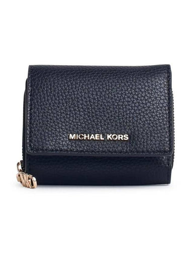 Michael Kors 'Trifold' Black Leather Wallet - MICHAEL KORS - BALAAN 1