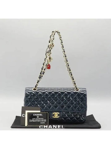 navy shoulder bag - CHANEL - BALAAN 1