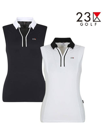 Golf V-Neck Tank Top Shirt EL2LTL042 - 23KU - BALAAN 1