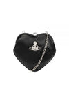 Belle Heart Frame Cross Bag Black - VIVIENNE WESTWOOD - BALAAN 2