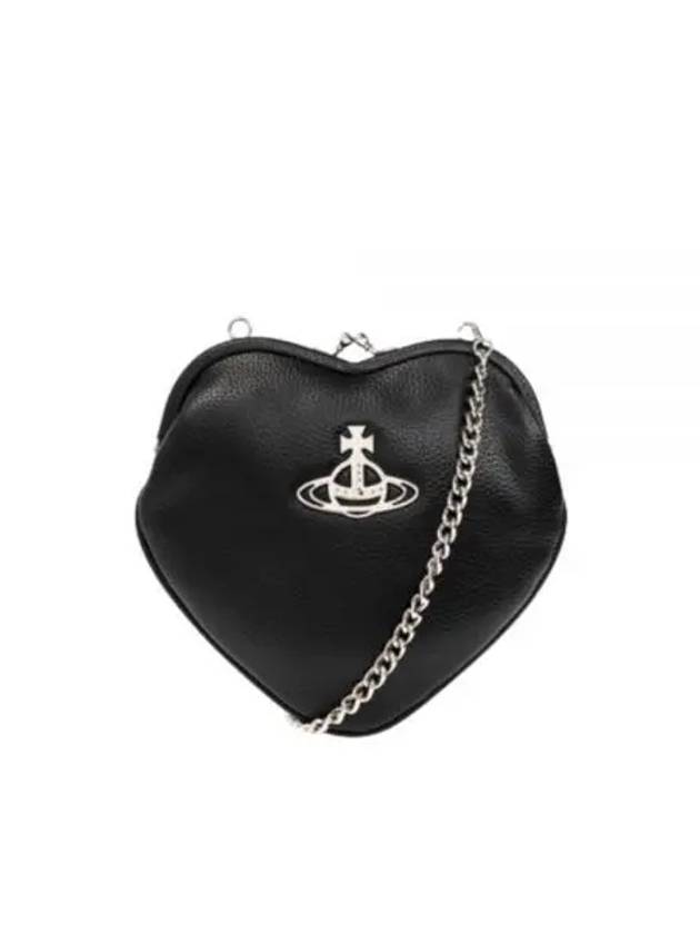 Belle Heart Frame Cross Bag Black - VIVIENNE WESTWOOD - BALAAN 2