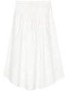 Olympia Midi Pleated Skirt White - A.P.C. - BALAAN 2