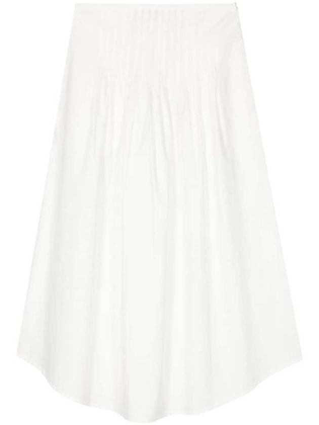 Olympia Midi Pleated Skirt White - A.P.C. - BALAAN 2