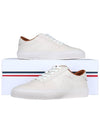 Leather Low Top Sneakers White - MONCLER - BALAAN 11