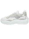 Gumboy Calfskin Low Top Sneakers White - VALENTINO - BALAAN 3