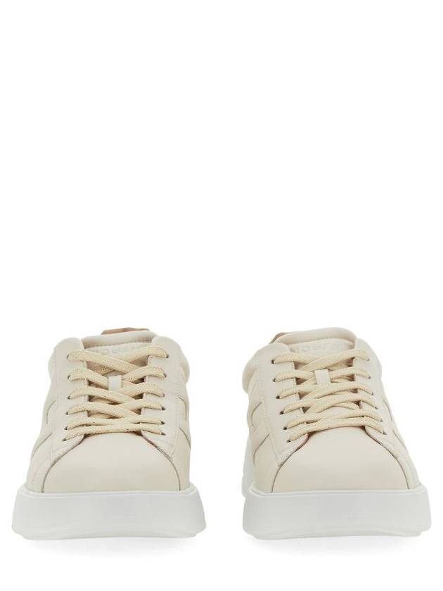 leather low-top sneakers beige - HOGAN - BALAAN 8