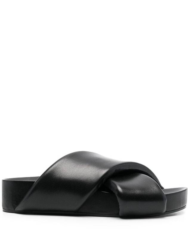 Sandals J15WP0043P5810 001 BLACK - JIL SANDER - BALAAN 2