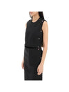 Y PROJECT Staff button detail sleeveless dress WDRESS109S24F366 BLACK - Y/PROJECT - BALAAN 3