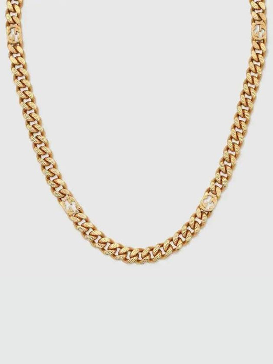 Interlocking G Necklace Yellow Gold Tone Metal 675766I46008005 - GUCCI - BALAAN 2