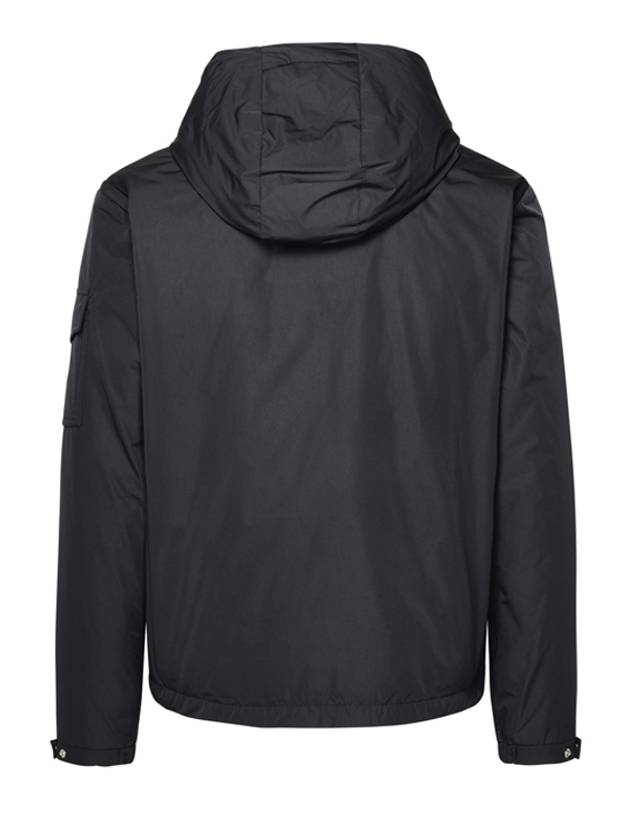 Granero Logo Hooded Jacket Black - MONCLER - BALAAN 6