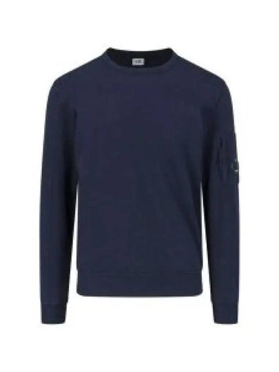 Light Fleece Sweatshirt Navy - CP COMPANY - BALAAN 2