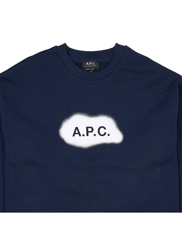 Alastor Logo Sweatshirt Navy - A.P.C. - BALAAN 4