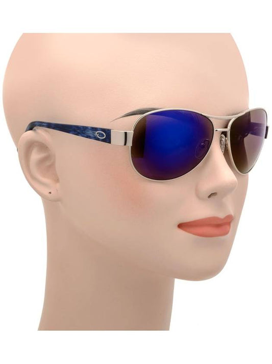 Women's Acetate Silver Blue Aviator Style Sunglasses - OSCAR DE LA RENTA - BALAAN 2