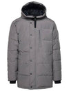 Carson Label Padded Parka Coastal Grey - CANADA GOOSE - BALAAN 2