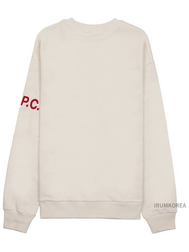 Adam Logo Print Sweatshirt Ecru - A.P.C. - BALAAN 3