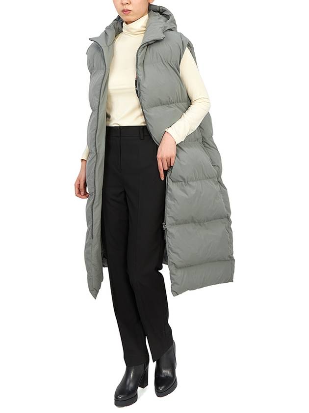 Women's Hooded Padded Vest Green - STUDIO NICHOLSON - BALAAN 8