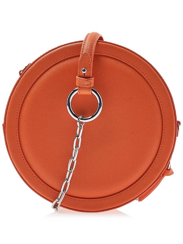 Ruby Round Saffiano Cross Bag Orange - VIVIENNE WESTWOOD - BALAAN 4