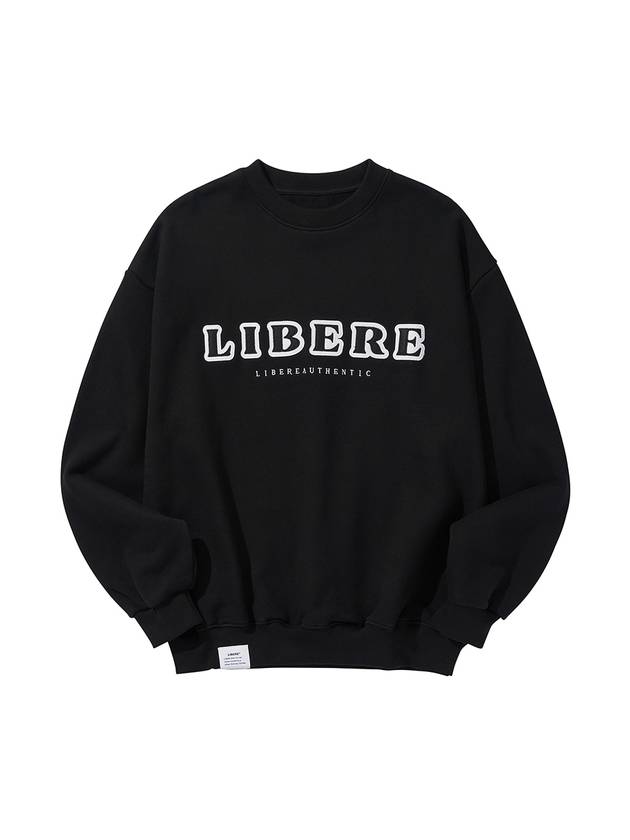 LOGO SWEATSHIRT BLACK - LIBERE - BALAAN 2