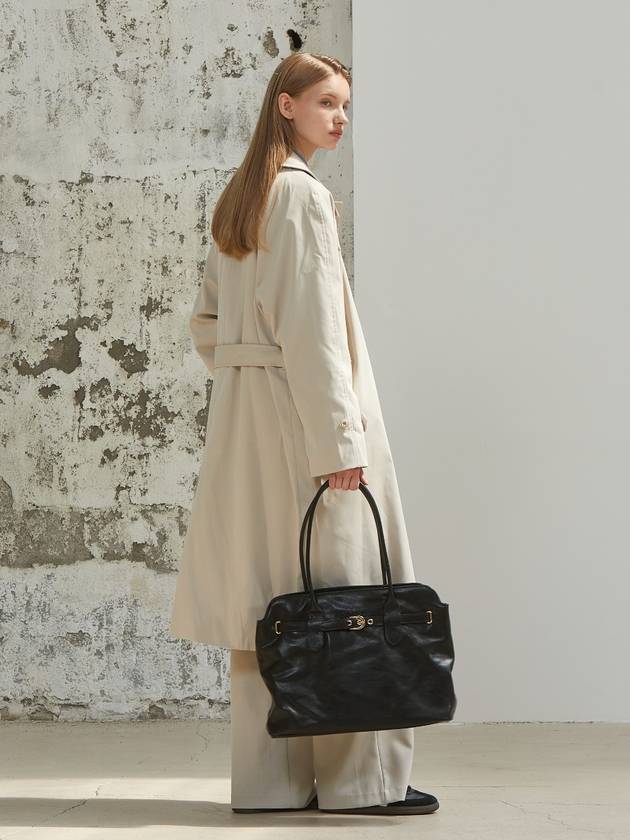 CLASSIC BELT SHOPPER BAG BLACK - ANOETIC - BALAAN 2