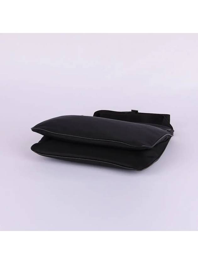 Nylon Triangle Logo Cross Bag Black - PRADA - BALAAN 6