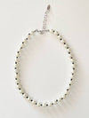 Color Pearls Color Pearl Necklace Black - ELYONA - BALAAN 1