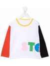 Kids Logo Print T Shirt 603439 SRJ26 9000 - STELLA MCCARTNEY - BALAAN 1